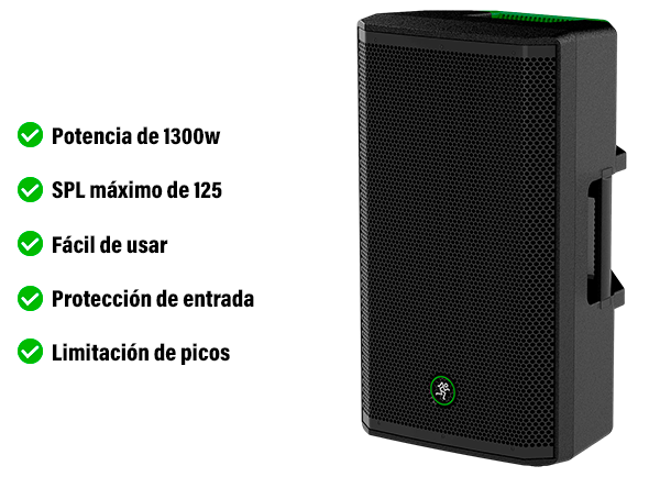 Mackie THRASH 212 Altavoz amplificado de 12» y 1300 W Mackie THRASH 212 Altavoz amplificado de 12» y 1300 W